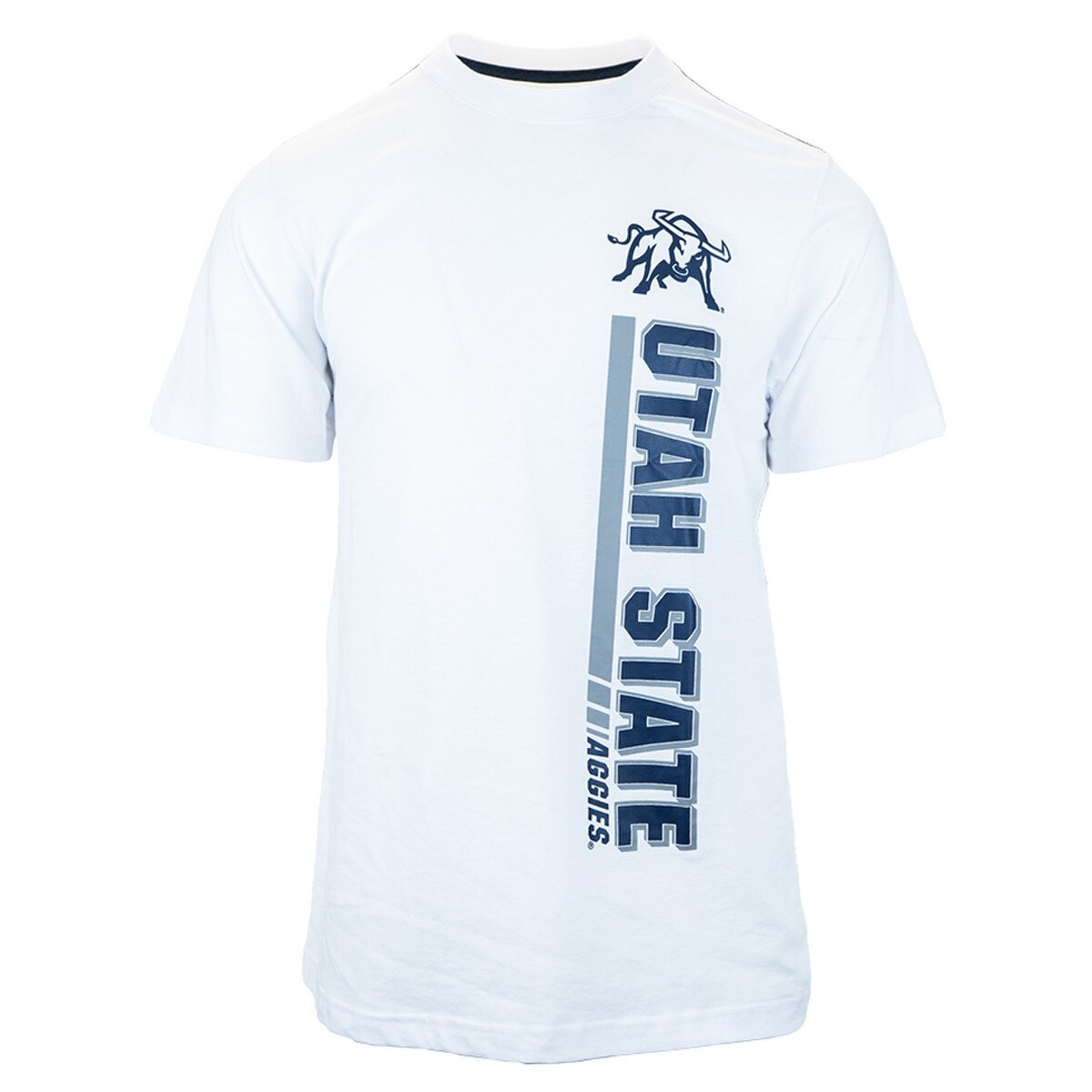 Utah State Aggie Bull Vertical Print Unisex T-Shirt